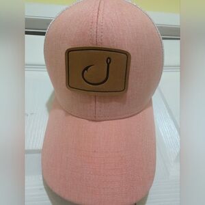 Trendy Pink Cap with Hook Patch